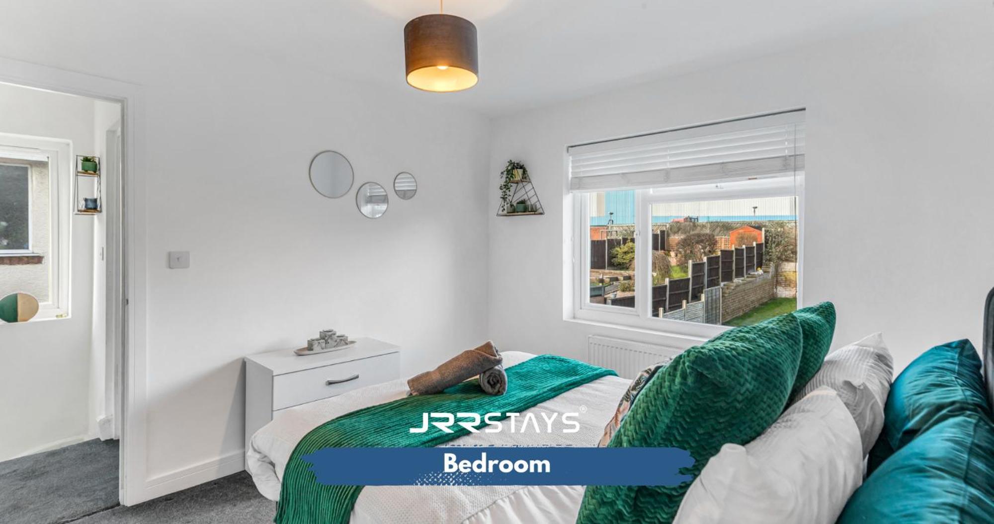 Tipton 3 Bedroom House Garden Sleeps 7 - Jrr Stays Coseley エクステリア 写真
